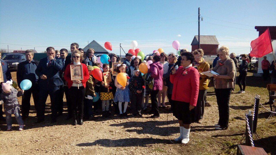 В Икском Устье прошёл торжественный митинг, посвящённый 9 мая