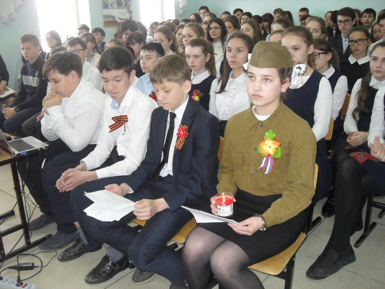 В гимназии Менделеевска прошёл Урок мужества