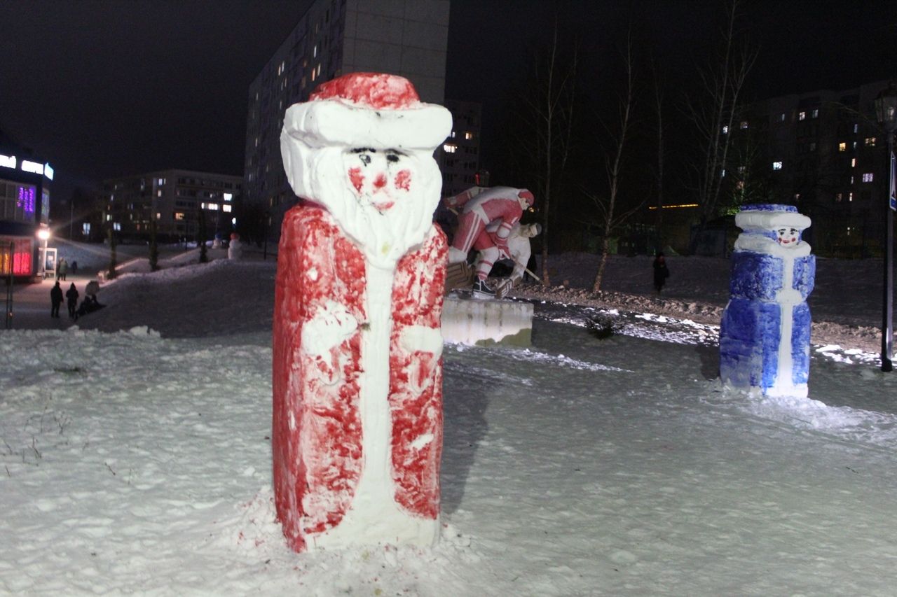 «Зимний калейдоскоп»: какие снежные фигуры появились в Менделеевске