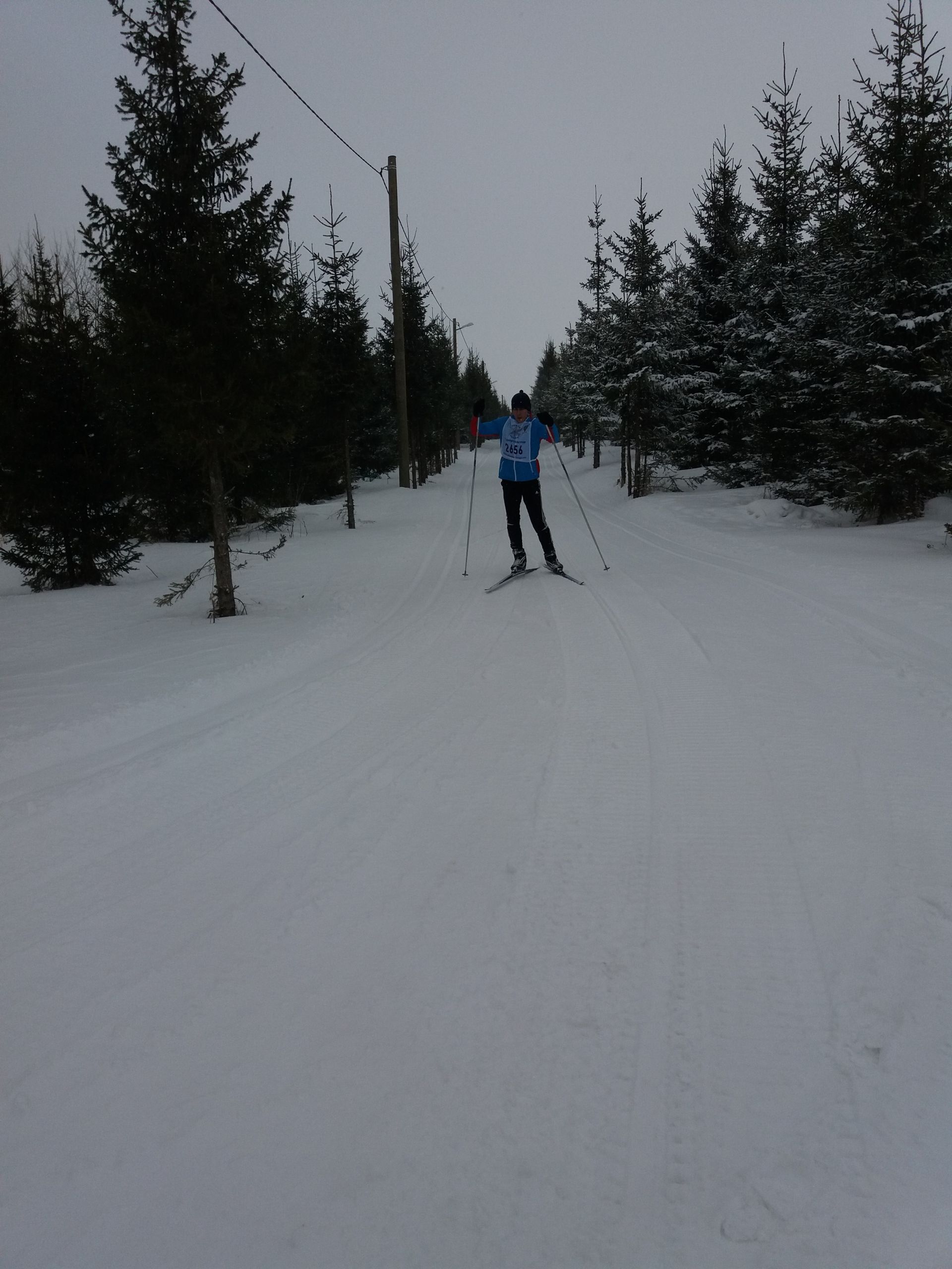 В Менделеевске прошли соревнования по лыжным гонкам