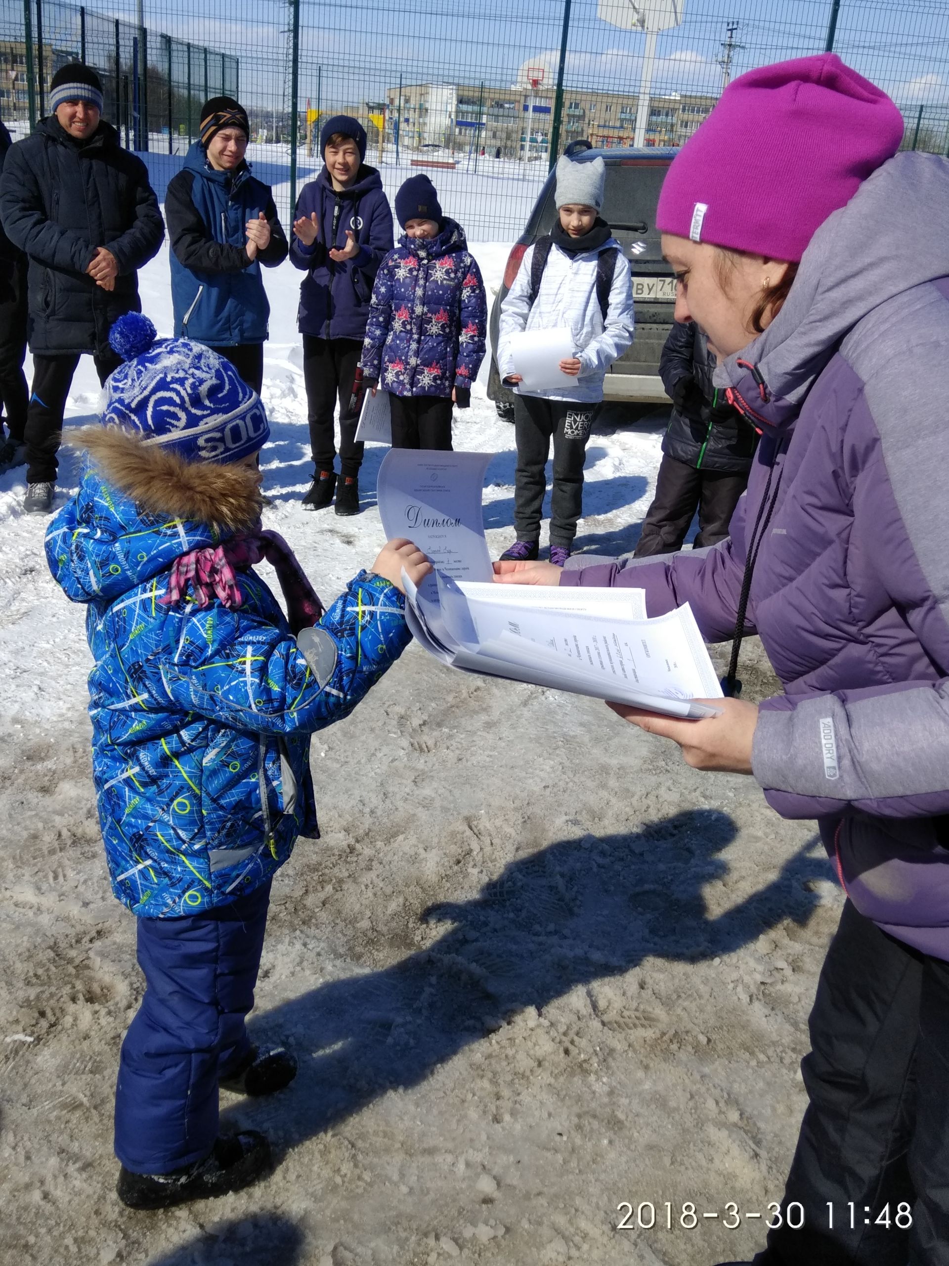 Закрытие зимнего сезона по лыжным гонкам в Менделеевске