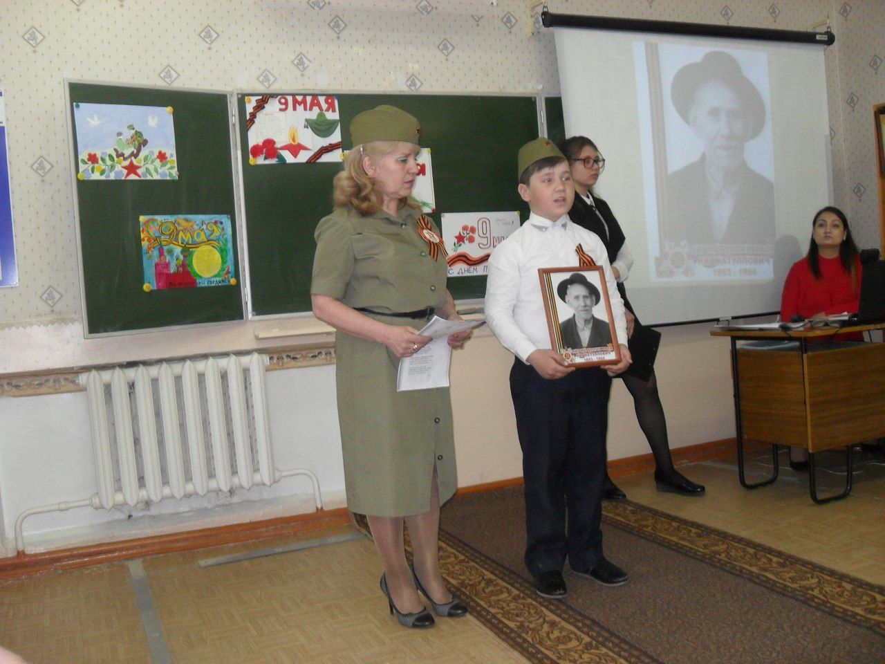 В школе №7 Менделеевска прошла встреча с представителями поколения детей войны