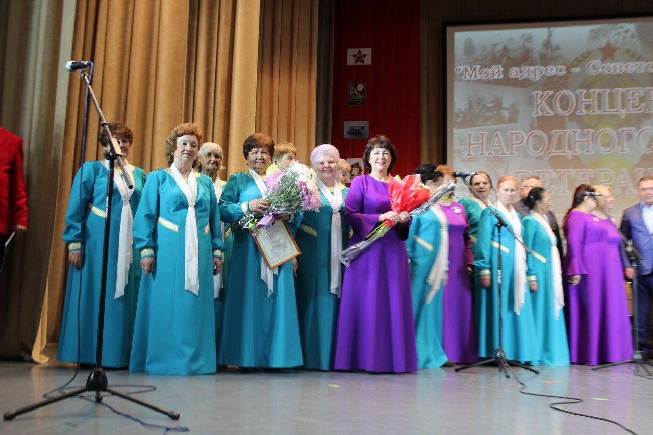 В Менделеевске прошел отчетный концерт хора ветеранов