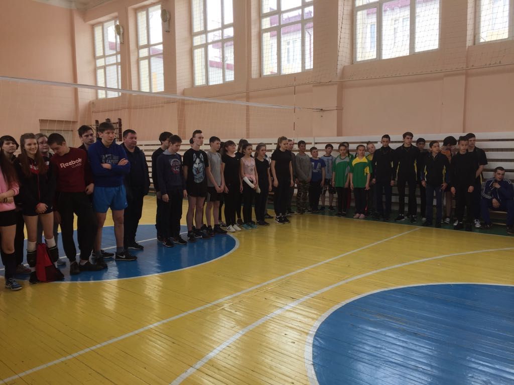 В Менделеевске сыграли в волейбол  учащиеся общеобразовательных школ