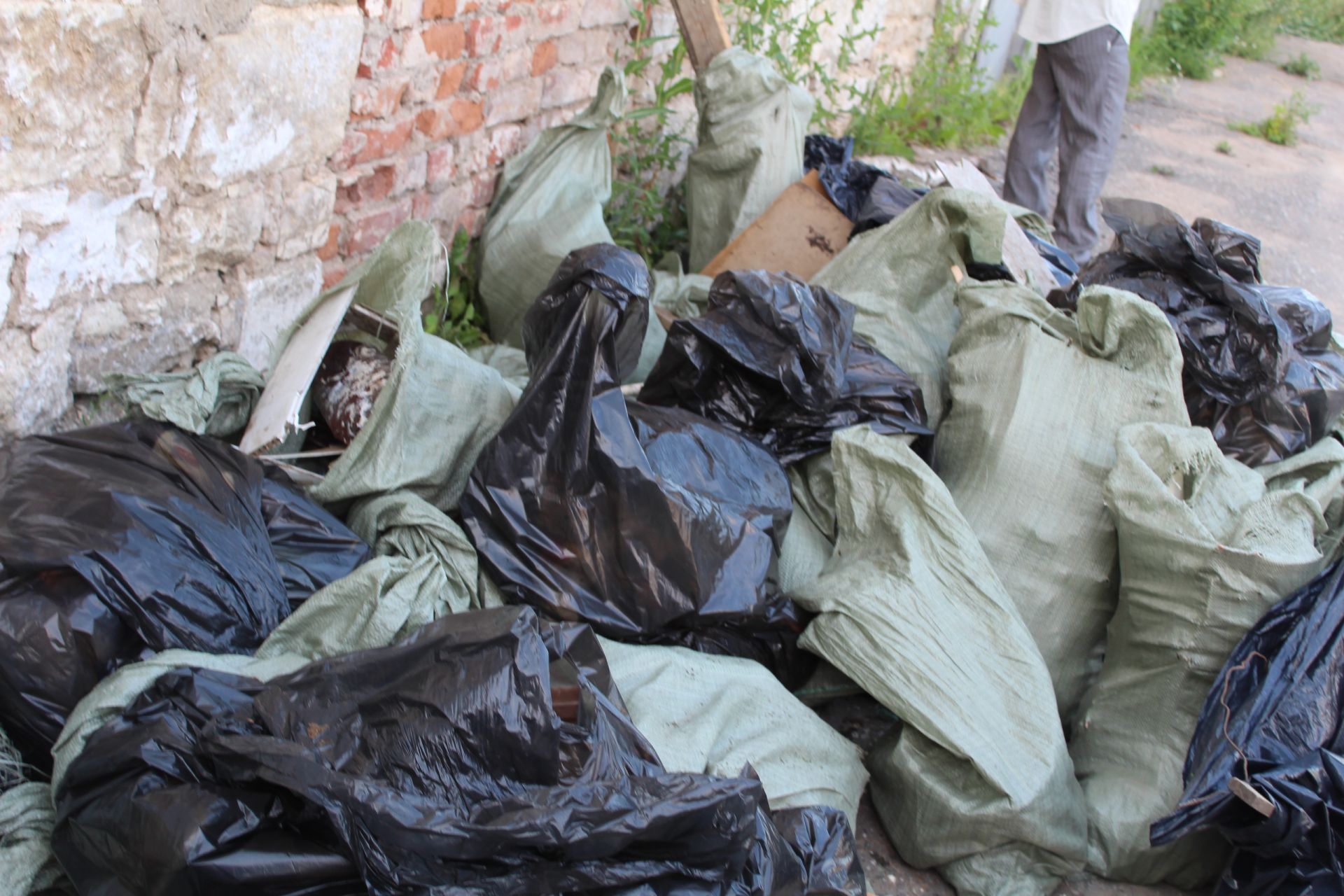 Почти 800 килограмм мусора убрали с прилегающей территории парка «Ушковские острова»