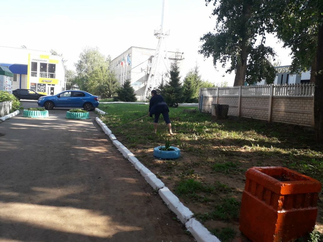 Менделеевцы за «Чистые дворы»: жители улицы Бурмистрова – участники экоакции