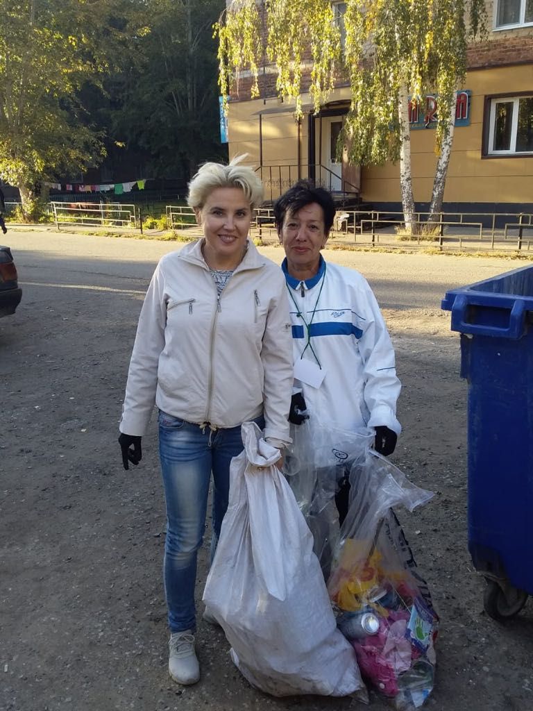 Экоквест "Чистый двор" : более 3 тонн мусора собрали в Менделеевске на базе ТОСов