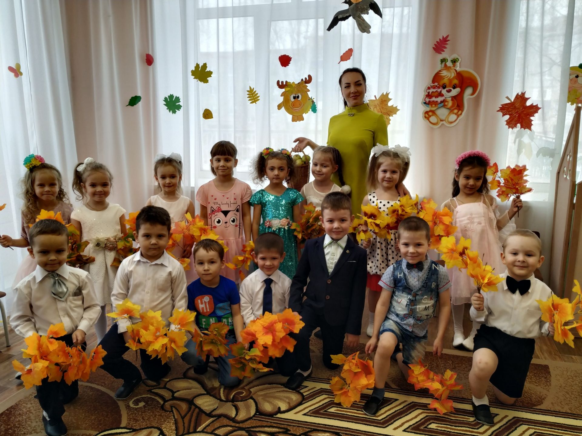 Осенний бал прошёл в детском саду «Сандугачым»