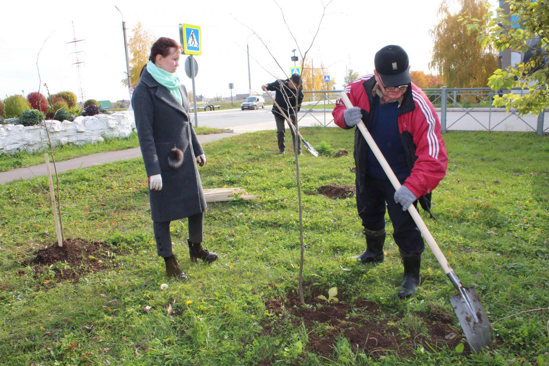 В рамках акции «Неделя леса» в Менделеевске посадили 600 деревьев