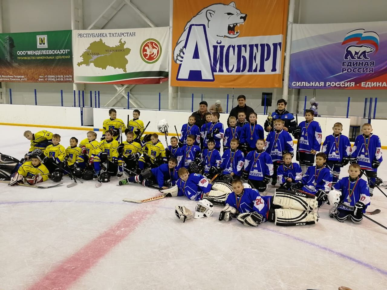 Менделеевские хоккеисты провели «горячие» выходные на льду
