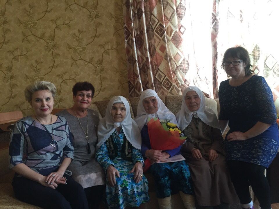Жительница села Тураево Рахима Ахметова отметила 90-летие