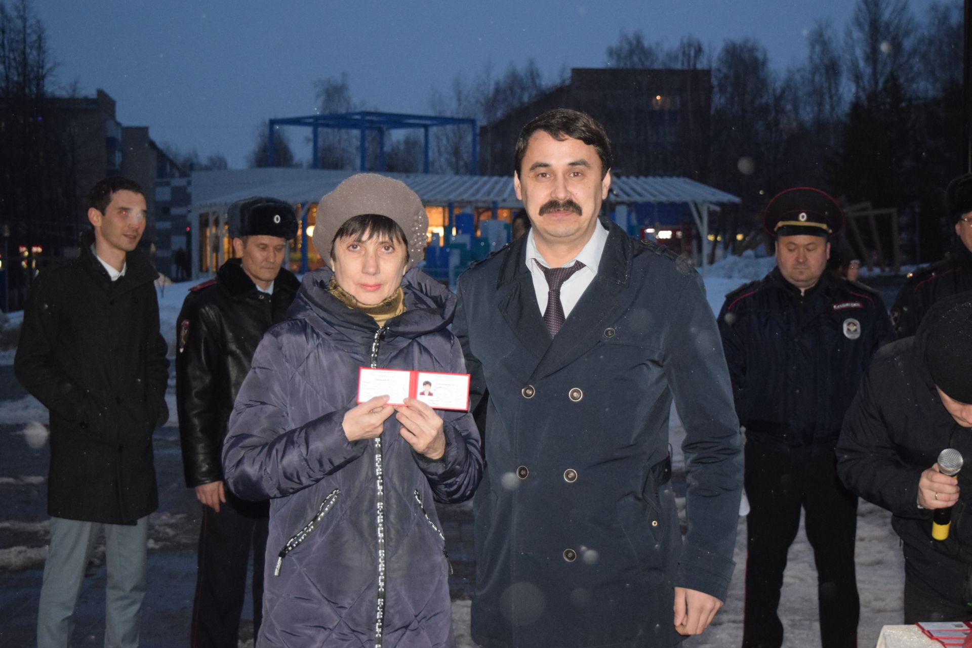 Как в Менделеевске прошёл гарнизонный развод сотрудников полиции