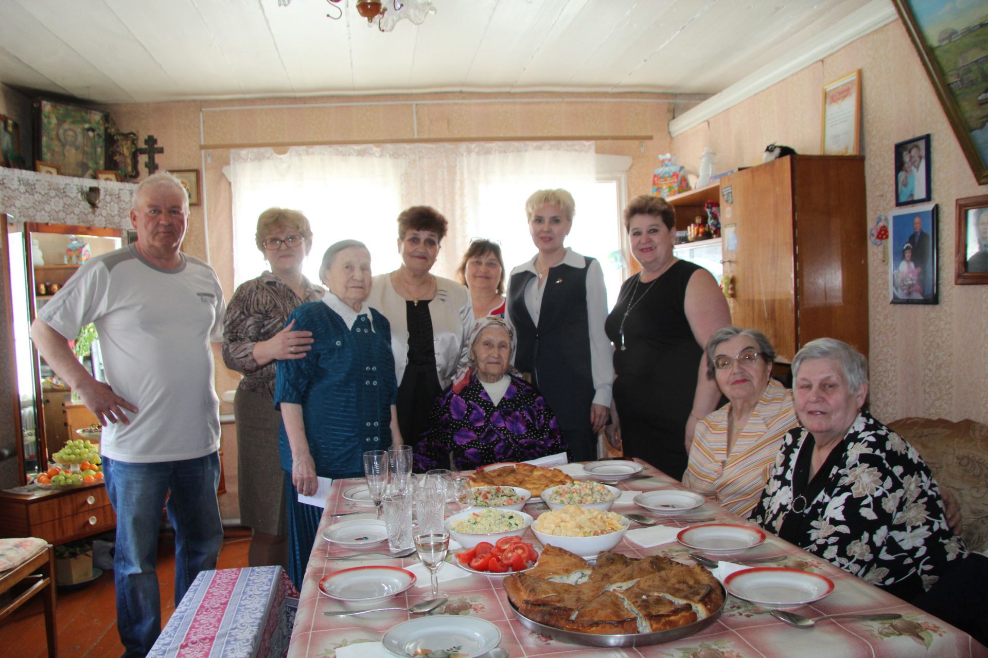 Жительница села Ижёвка Менделеевского района Мария Судакова отметила 90-летие