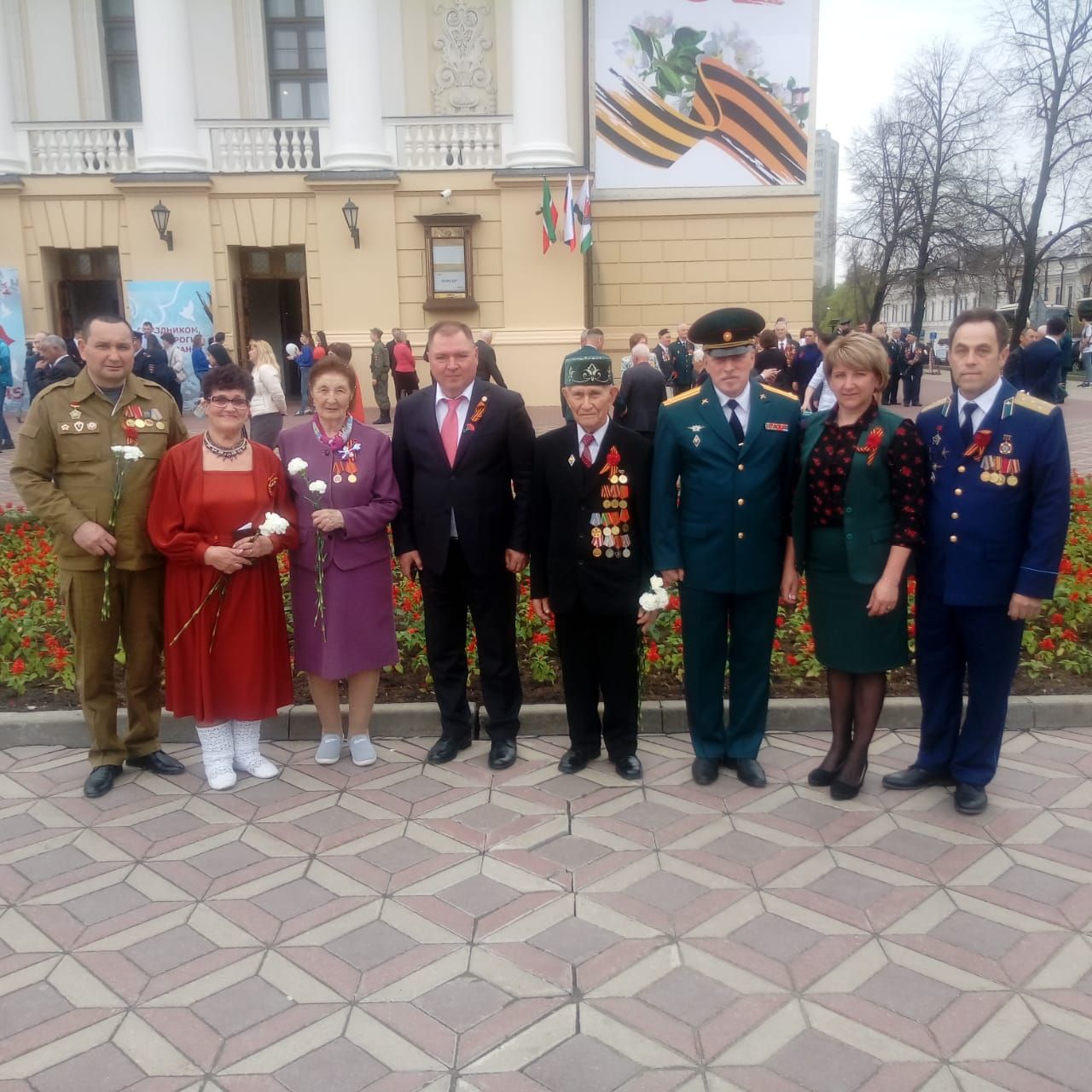 Делегация Менделеевского района приняла участие в торжественном мероприятии, посвящённом празднованию 74-й годовщины Победы в Великой Отечественной войне