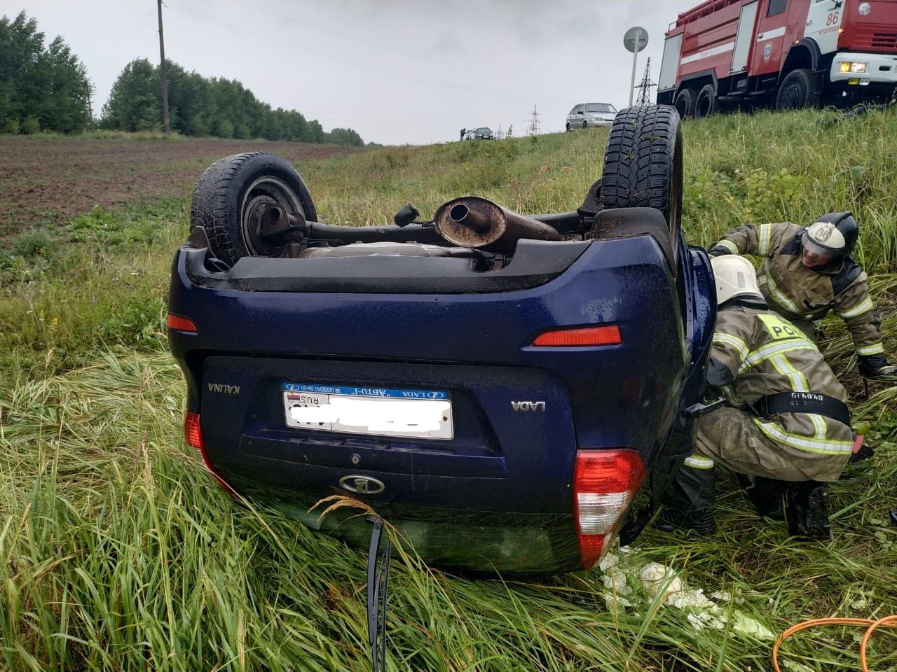 В Менделеевском районе «Лада» выехала на встречную полосу, водитель погиб