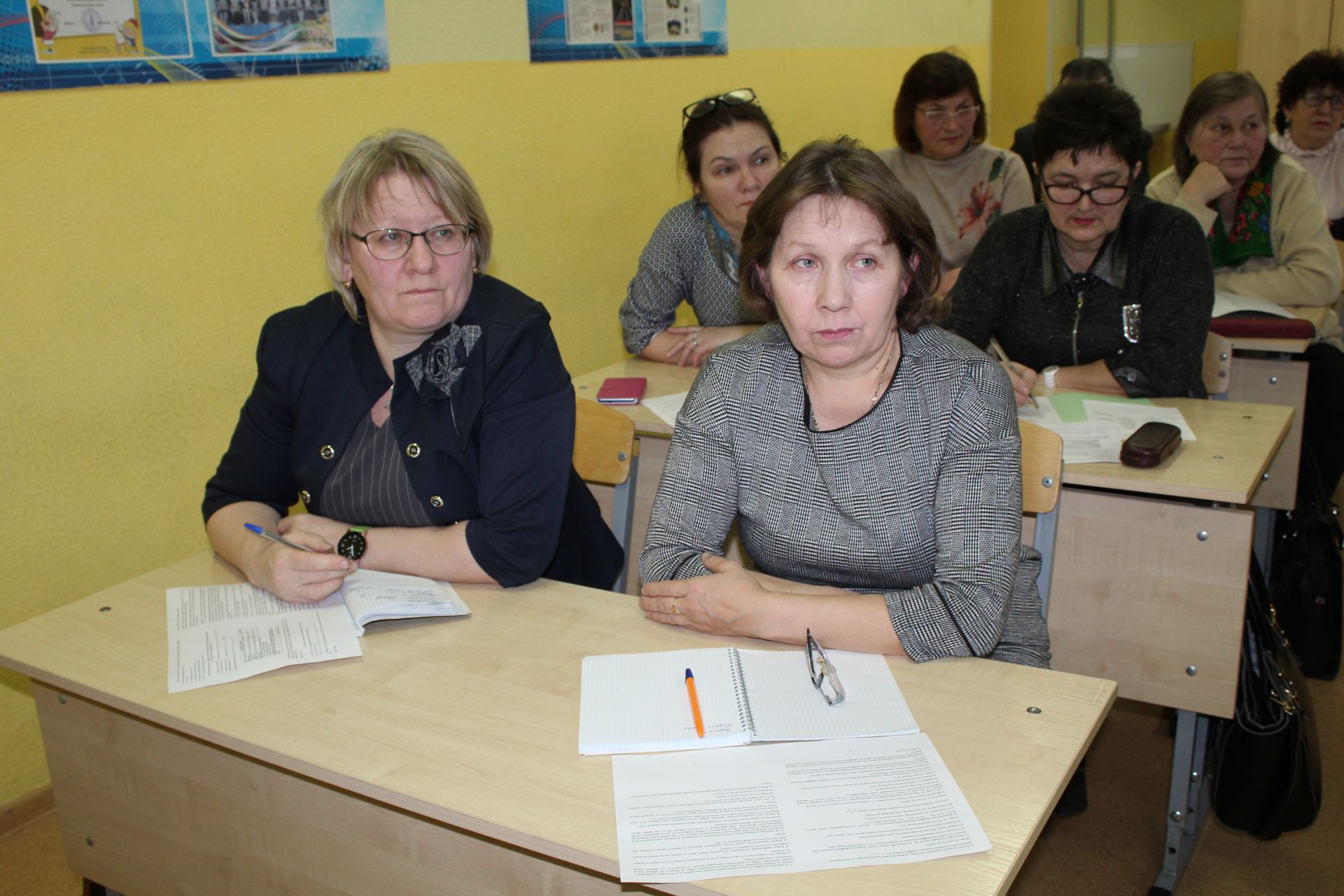 В первой школе прошли мастер — классы для учителей математики и русского языка