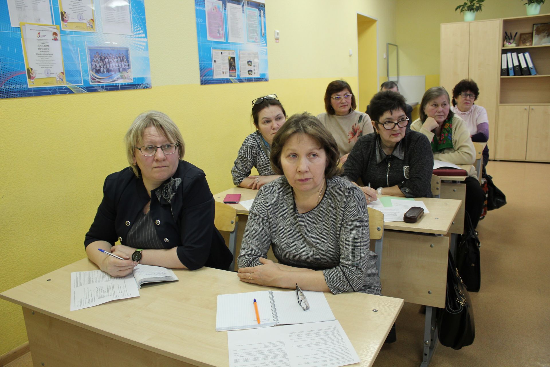 В первой школе прошли мастер — классы для учителей математики и русского языка