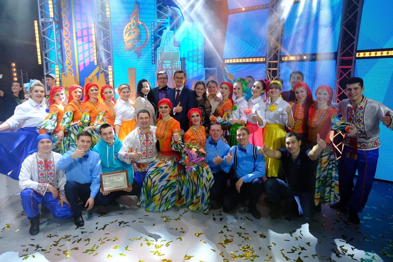 Коллектив АО «Аммоний» занял первое место в телевизионном фестивале творчества работающей молодёжи «Наше время - Безнең заман»