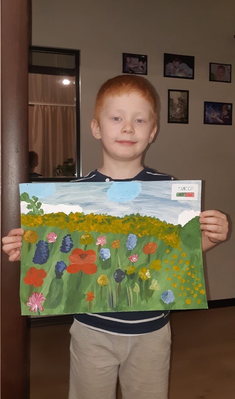 Юные сетяковцы рисуют Татарстан