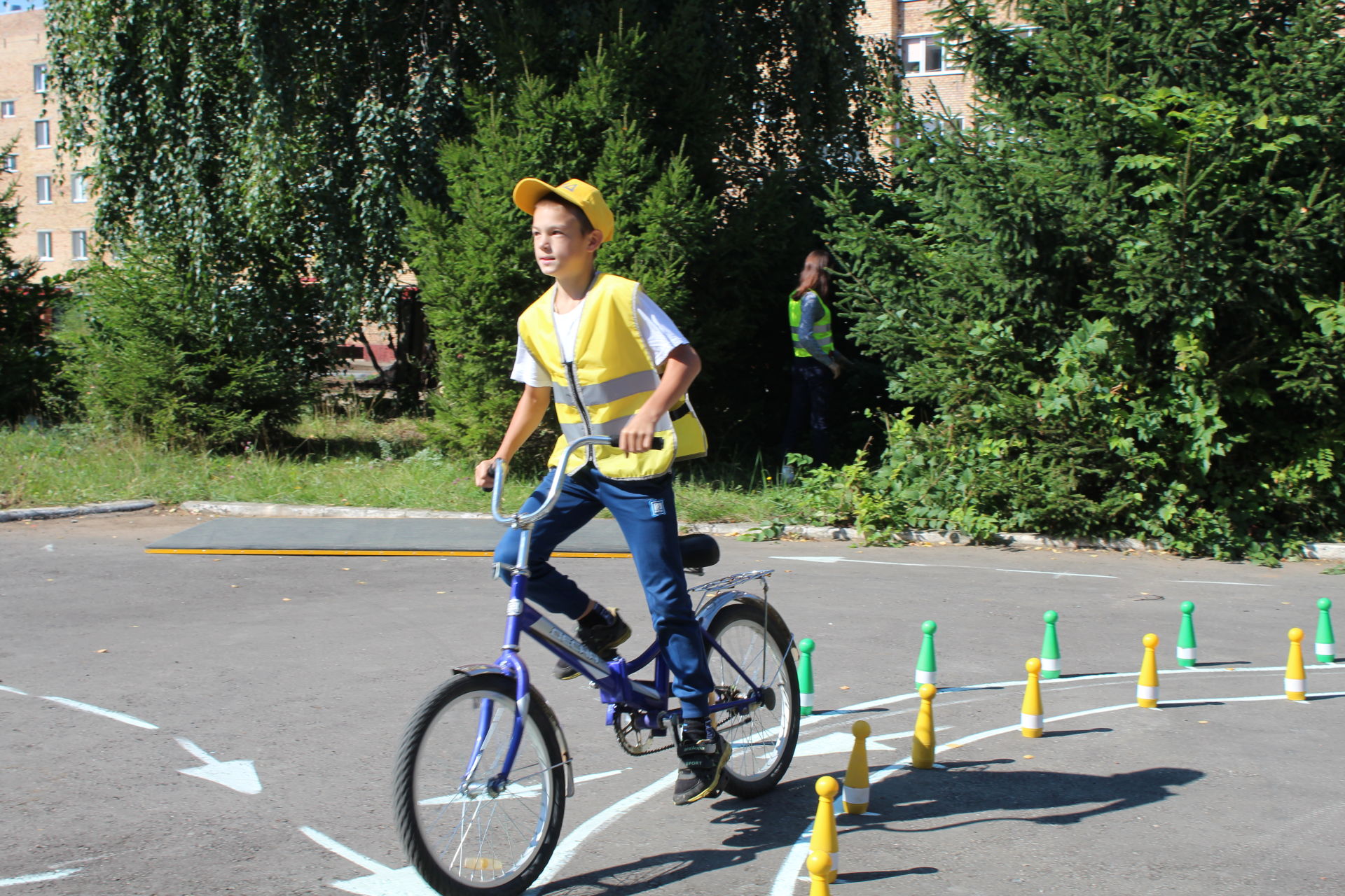 В Менделеевске состоялся районный конкурс юных инспекторов движения «Безопасное колесо — 2020»