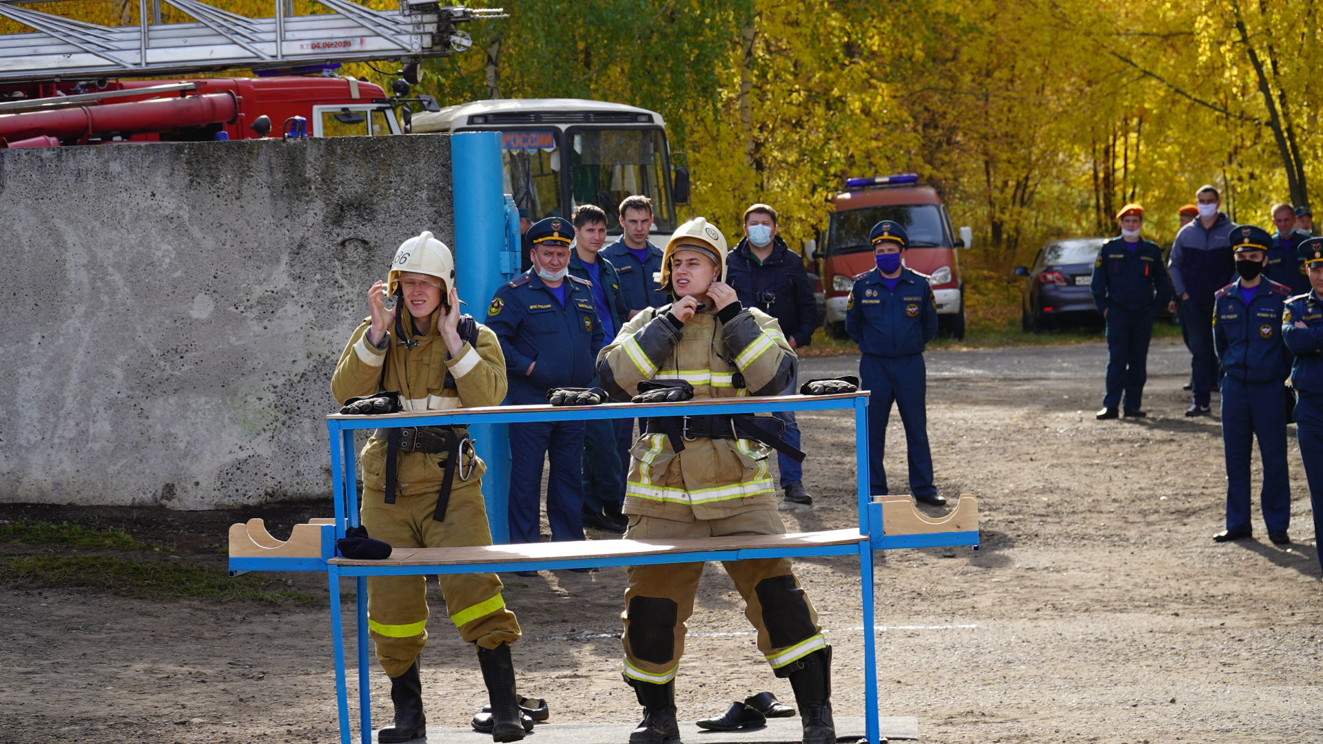 Менделеевские пожарные одержали победу в республиканском конкурсе