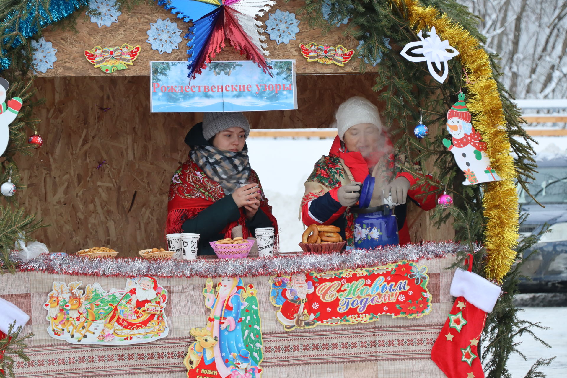 В Менделеевске на рождественской ярмарке  выбрали лучшие сани