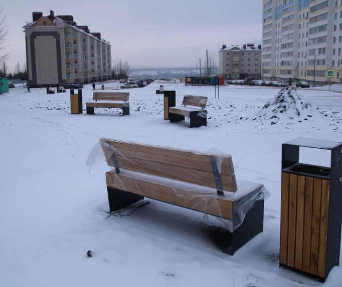 В Менделеевске продолжается работа по благоустройству города