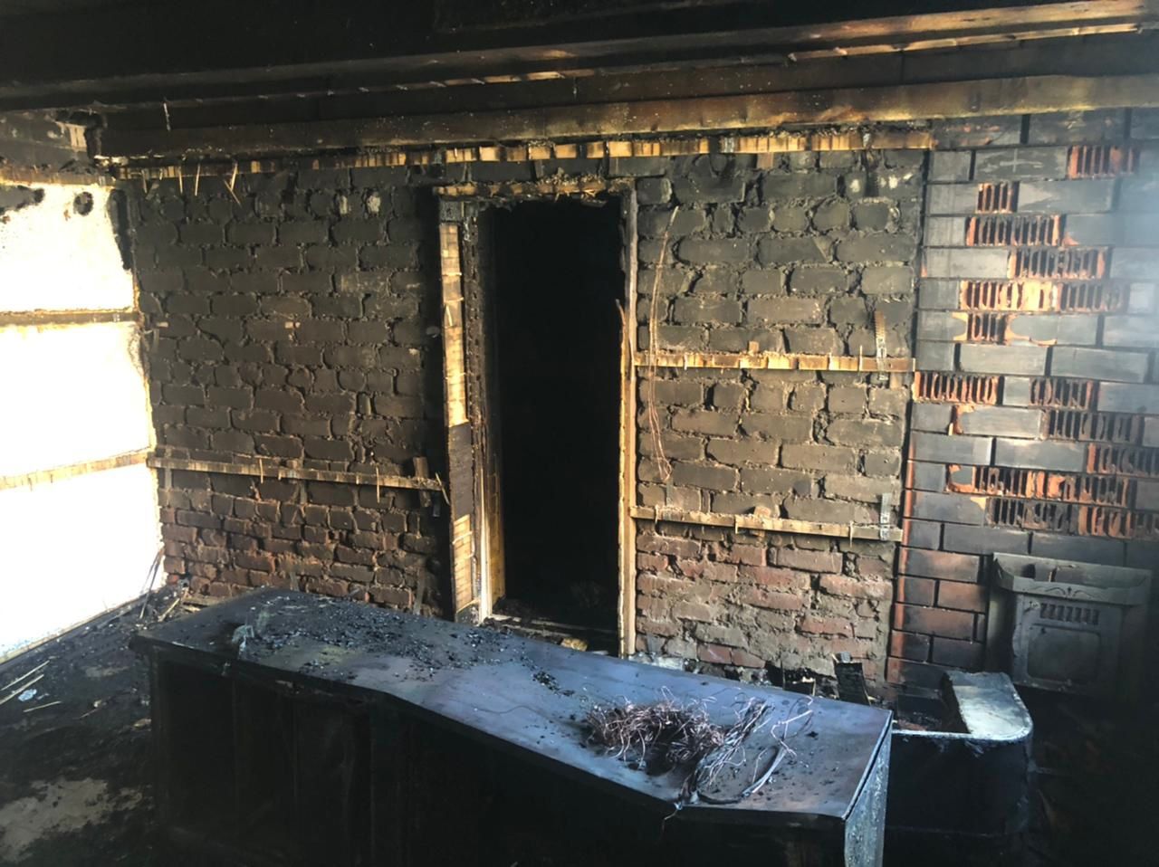Пожар частной бани произошёл в Менделеевске