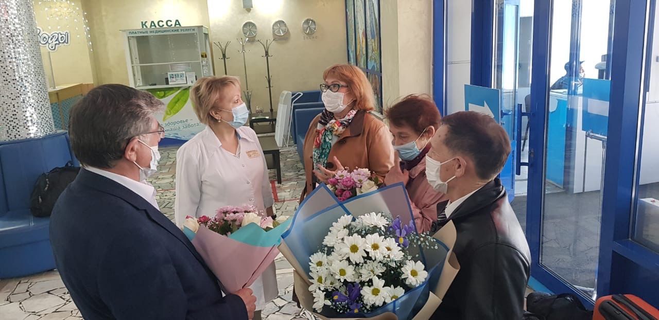 Санаторий «Шифалы су-Ижминводы» принял ещё троих медиков на постковидную реабилитацию
