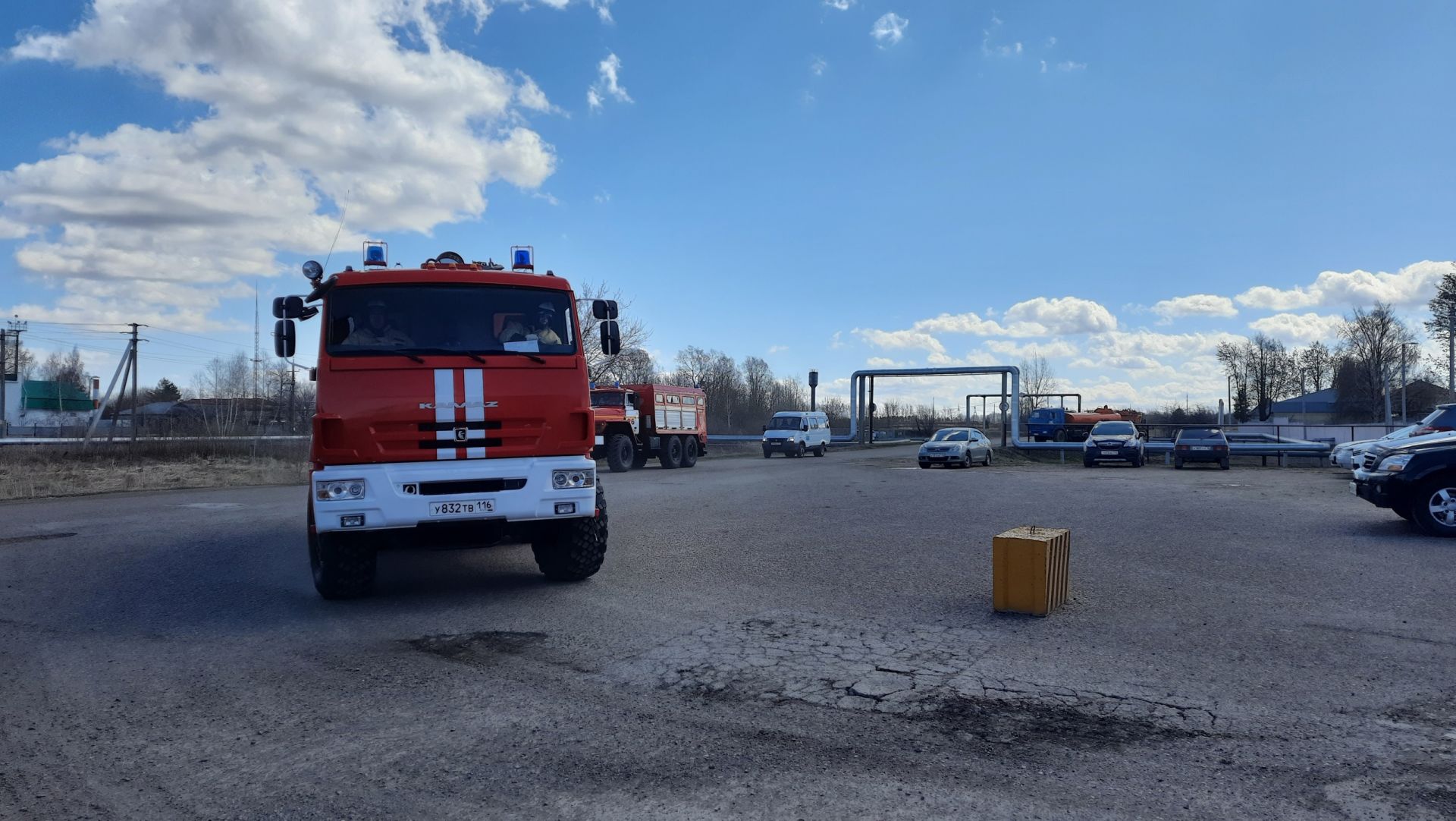 На территории пункта подготовки и сдачи нефти «Первомайский» НГДУ «Прикамнефть» прошли пожарно-тактические учения