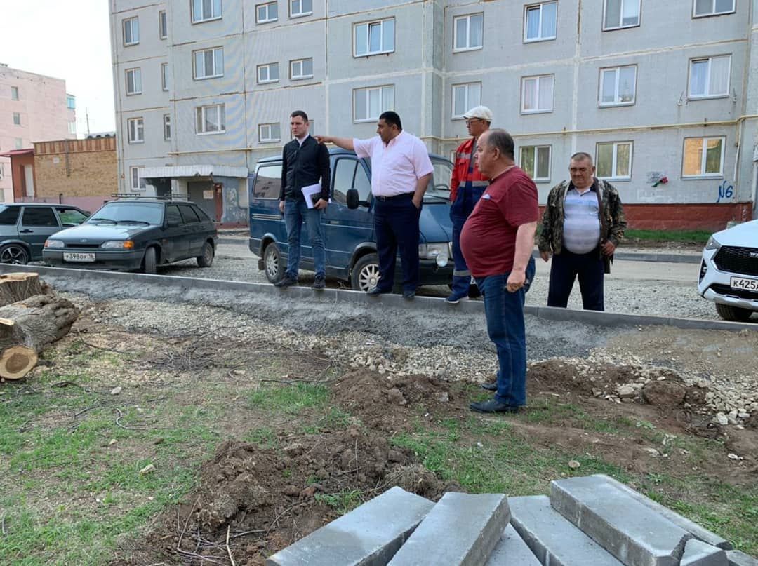 В Менделеевске обсудили благоустройство двора по ул. Химиков