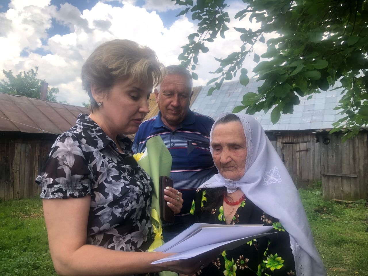Жительница деревни Тойма Гульсария Абзалова отметила 90-летие