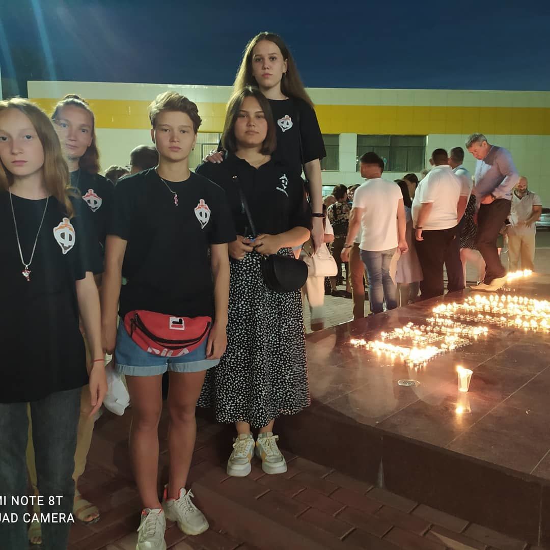 Воспитанники Форпост зажгли свечи памяти в&nbsp;Менделеевске&nbsp;