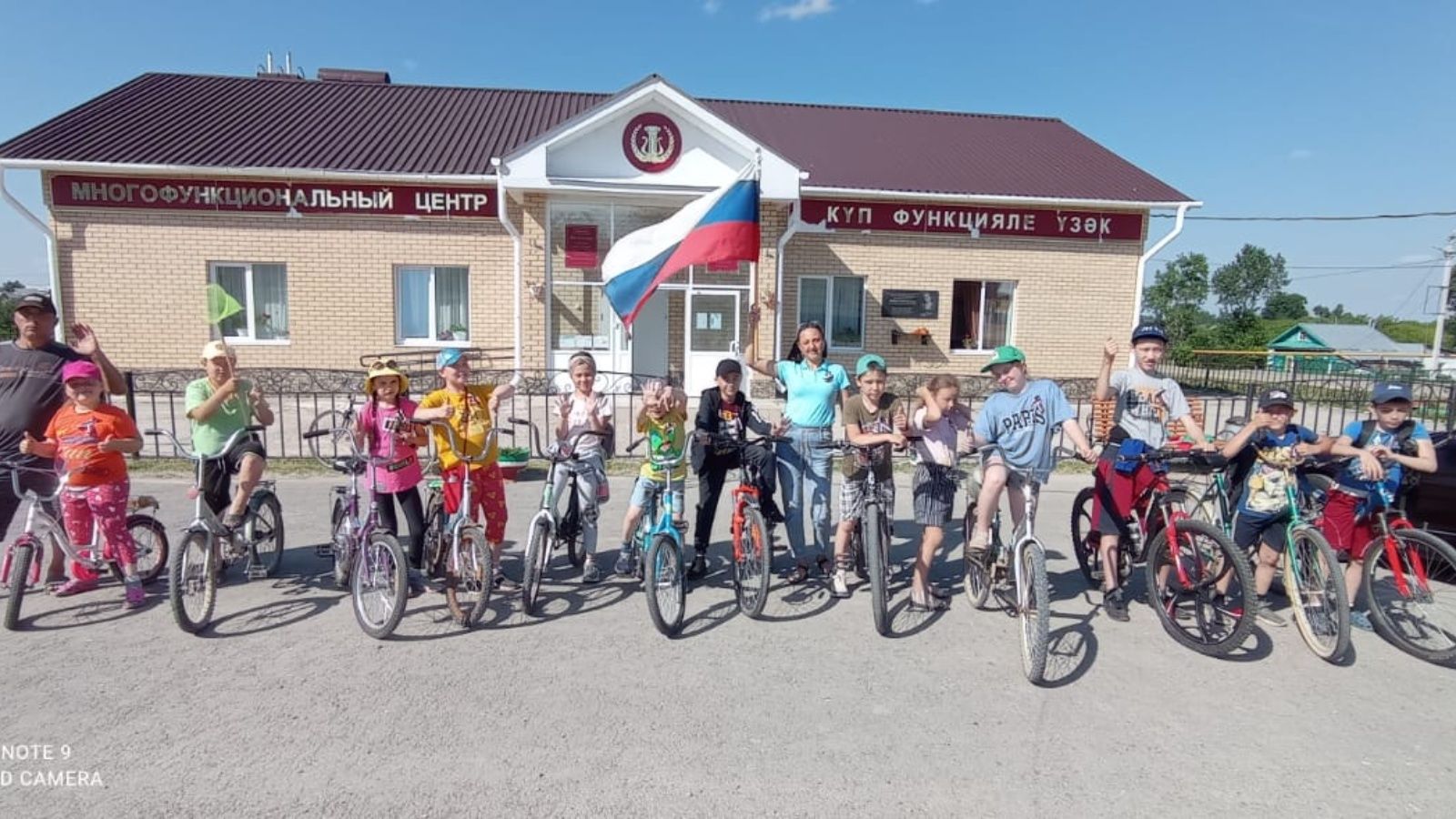 В честь Дня России в селе Камаево прошёл велопробег