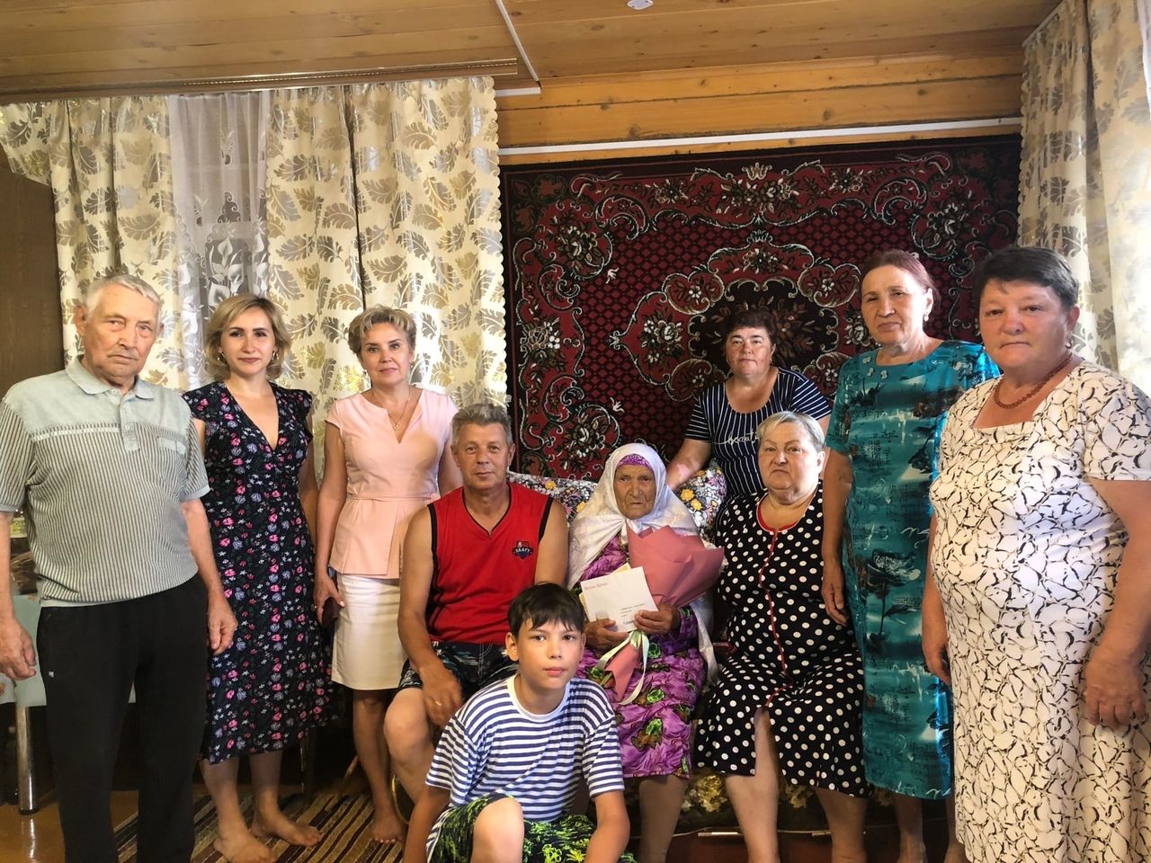 Жительница деревни Камаево Рауза Нуриева отметила 90-летие