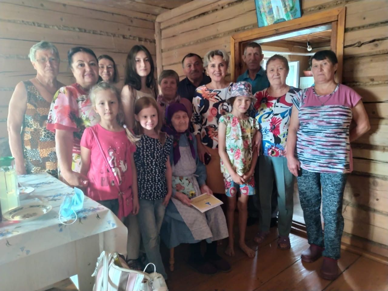 Жительница села Монашево Н. Портнова отметила 90-летие
