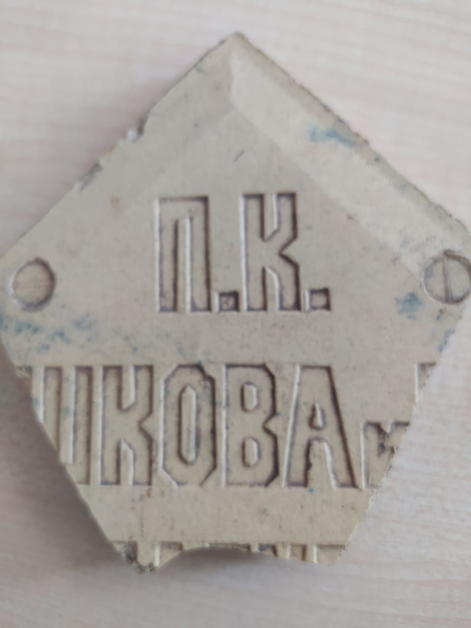В Менделеевском районе обнаружили фрагмент плитки Ушковых