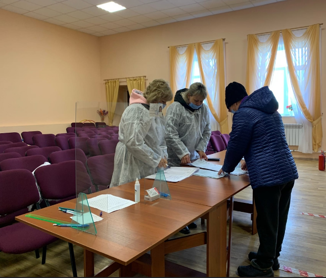 Сельчане Менделеевского района в единый день выборов проявляют активность