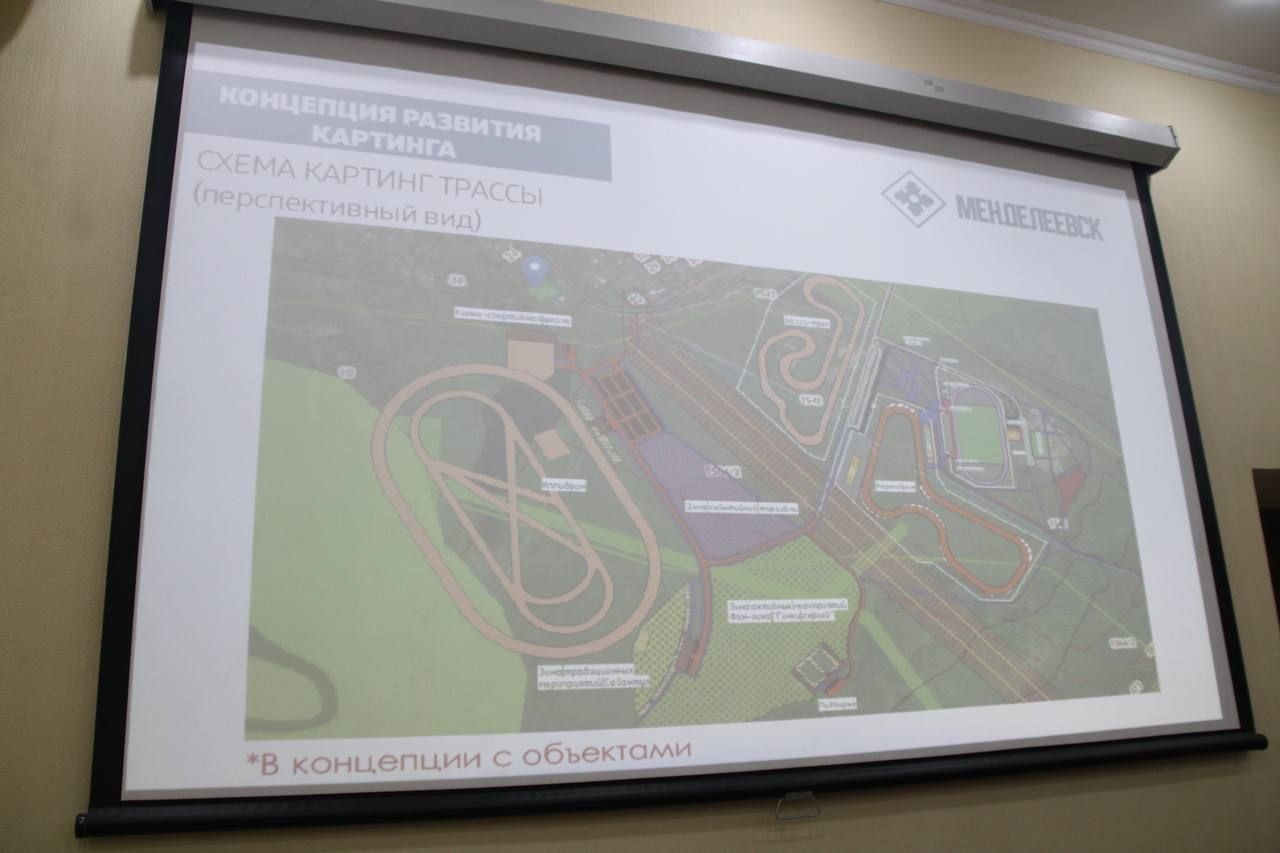 В Менделеевске будет построена картинг трасса на 1200 м