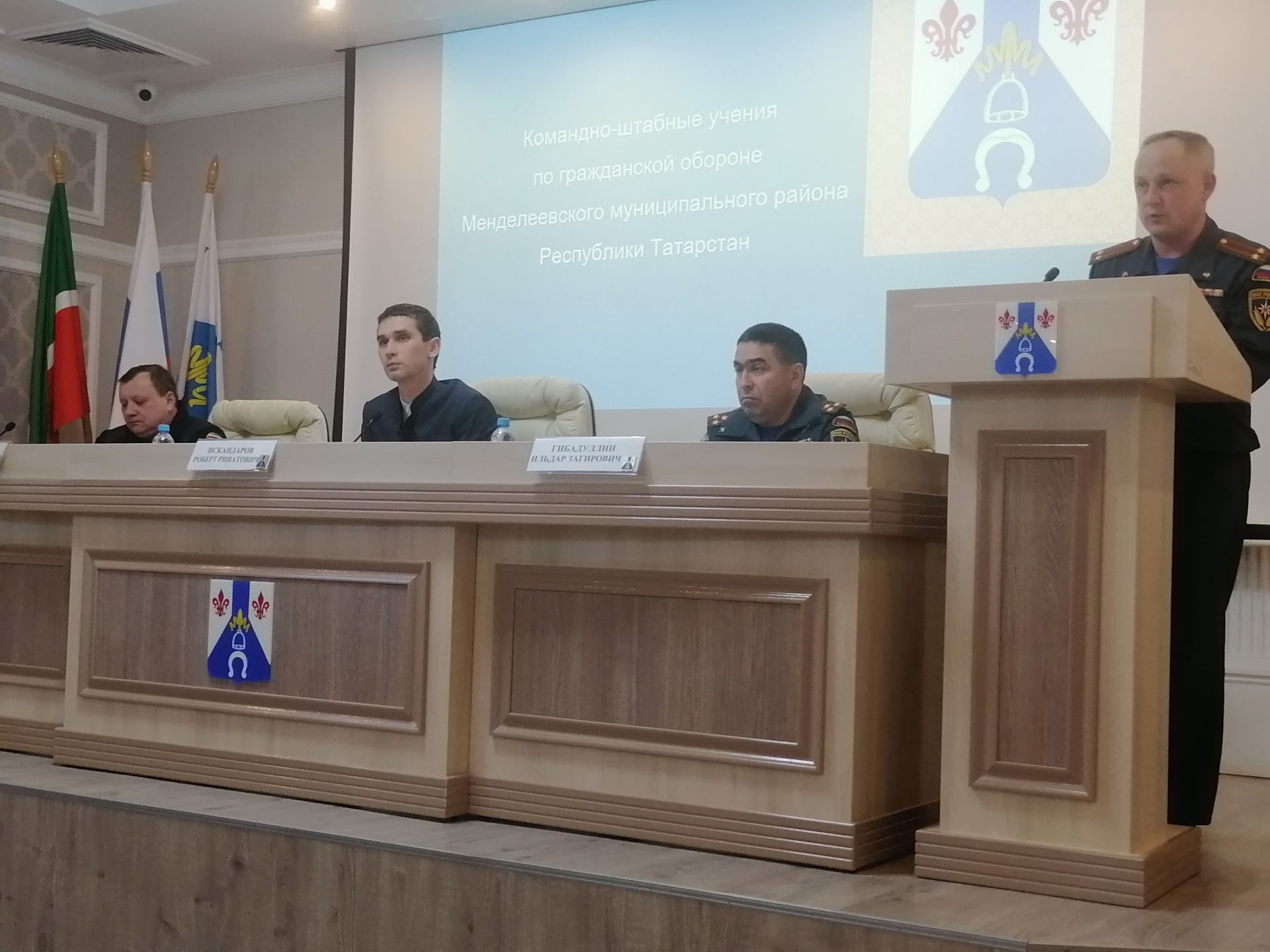 Первый день командно-штабных учений прошёл в Менделеевске на оценку «хорошо»