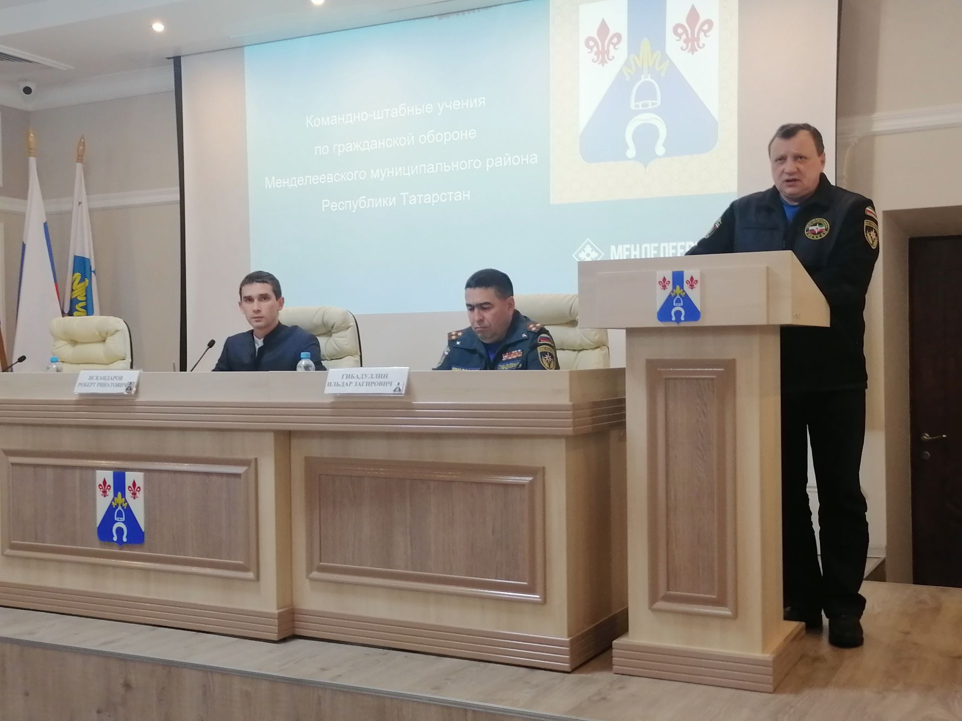 Первый день командно-штабных учений прошёл в Менделеевске на оценку «хорошо»