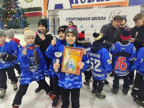 Менделеевские хоккеисты взяли второе место в открытом первенстве