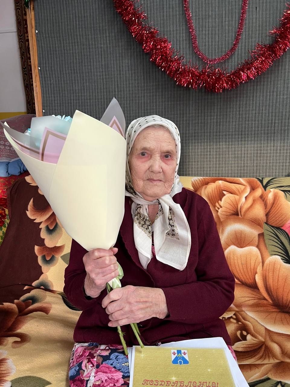 Жительница села Мунайка Анастасия Малышева отметила 95-летие