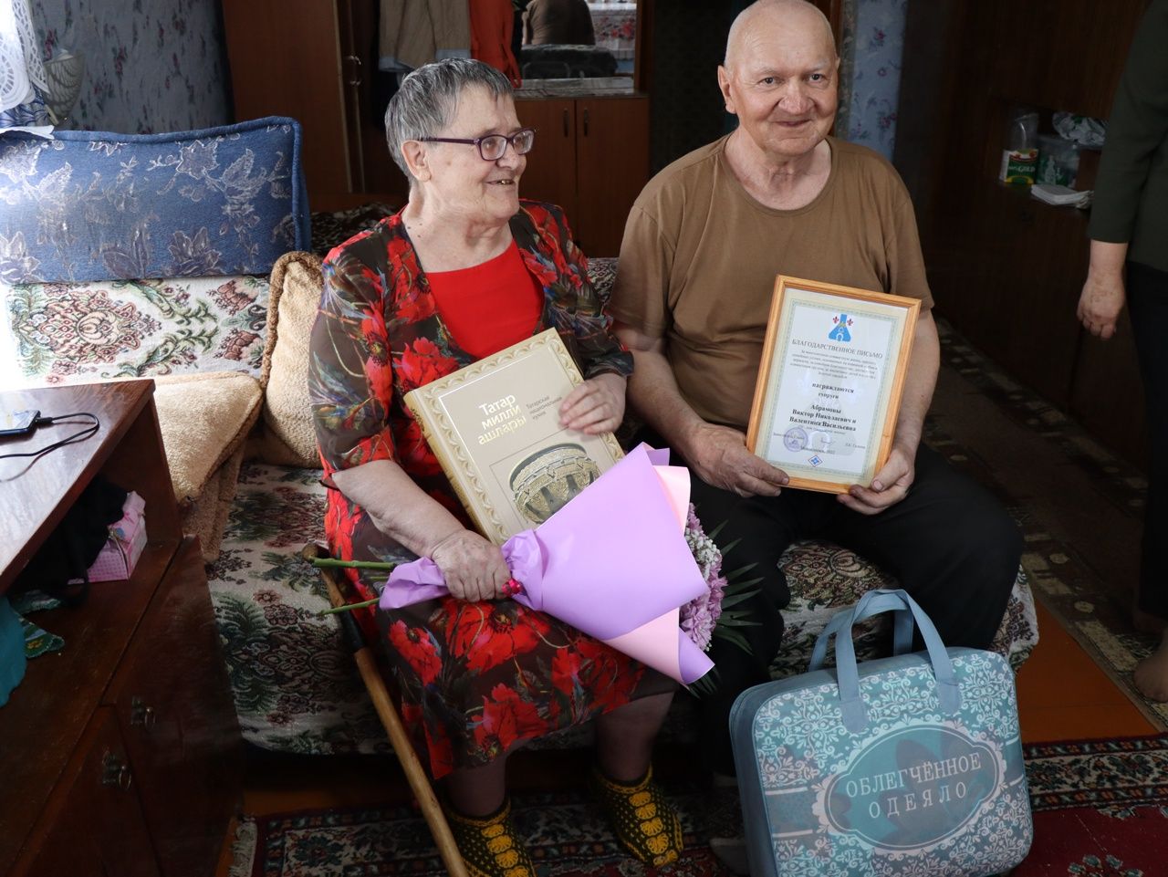 «Золотой» юбилей совместной жизни отпраздновали супруги Виктор и Валентина Абрамовы