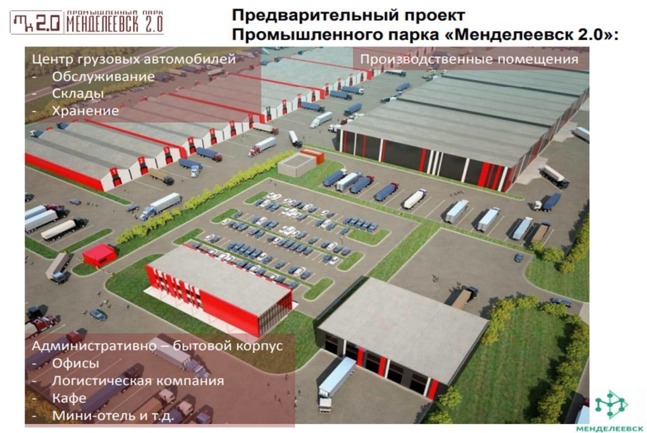 На создание проекта логистического центра «Менделеевск 2.0» направлено 26 млн рублей