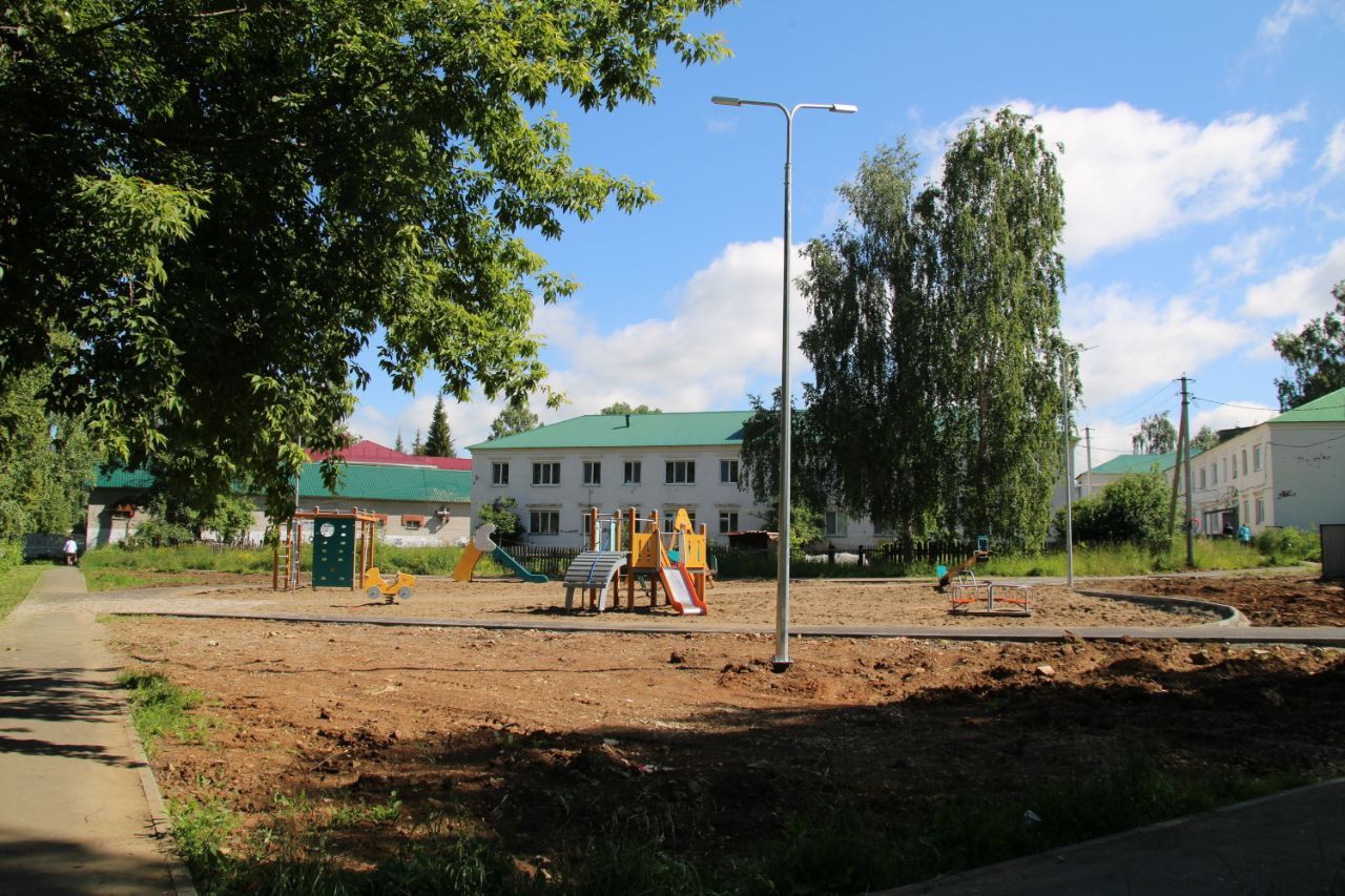 Город преображается: в Менделеевске появилась игровая площадка
