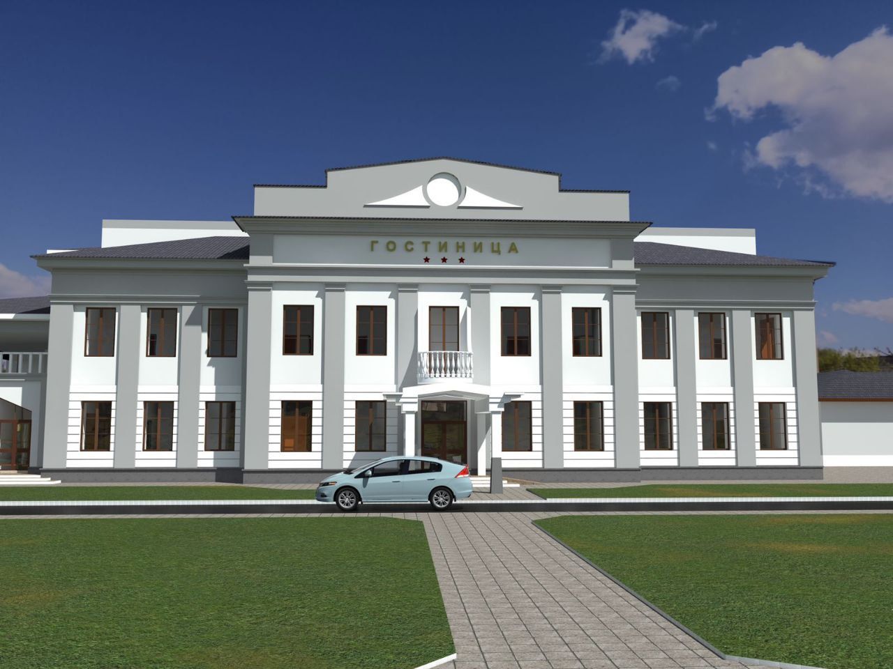 В Менделеевске ведутся работы по созданию нового гостиничного комплекса