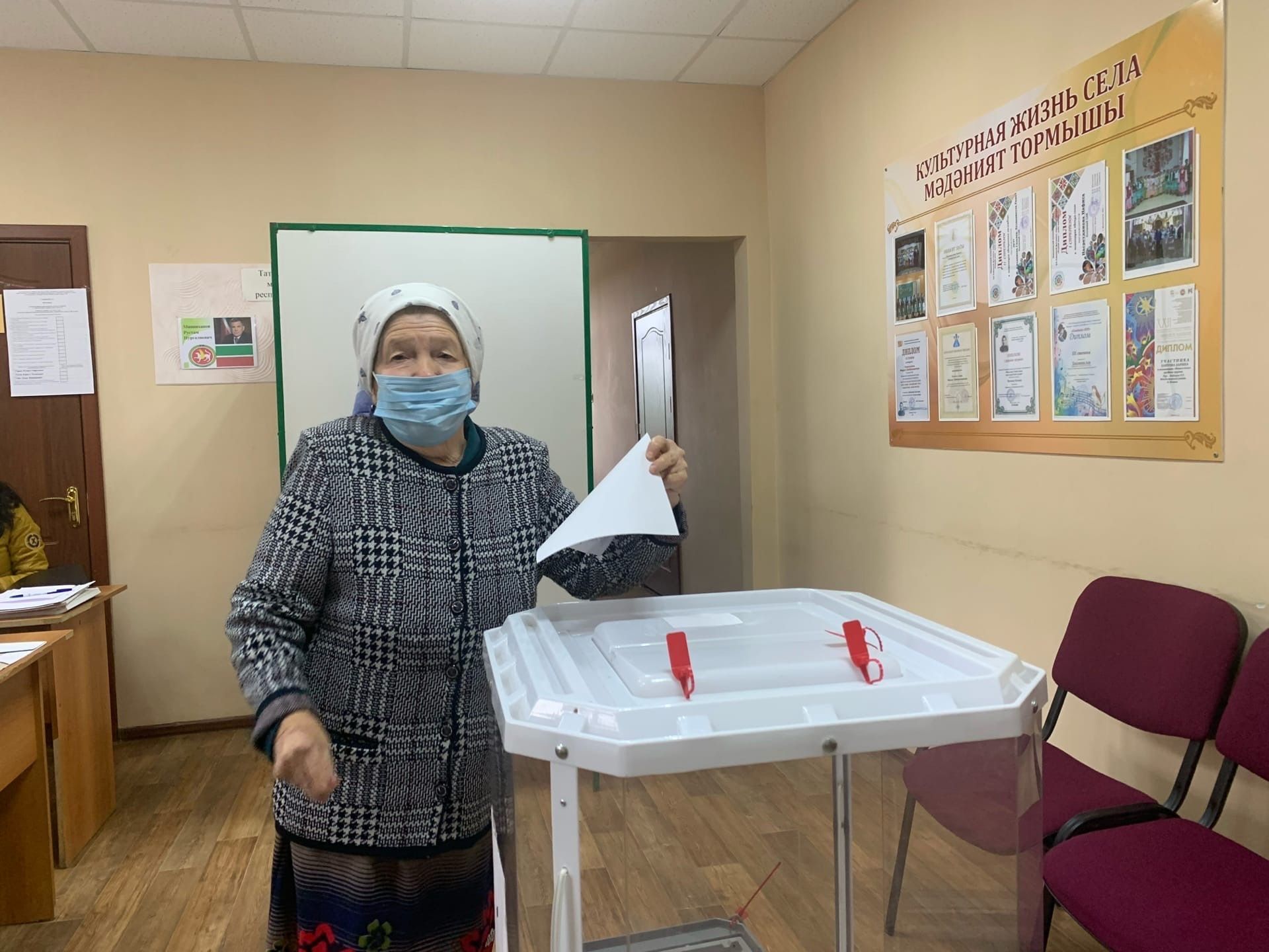 Девять жителей Псеевского поселения изъявили желание проголосовать дома