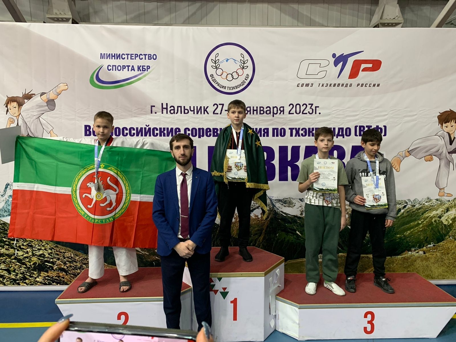 Юные спортсмены из Менделеевска завоевали медали в Нальчике