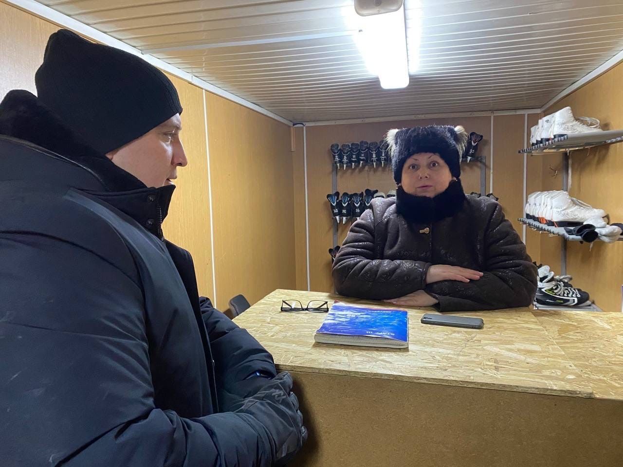 Глава Менделеевского района Радмир Беляев посетил объекты зимних видов спорта города